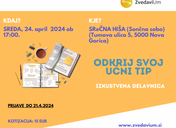 ODKRIJ SVOJ UČNI TIP